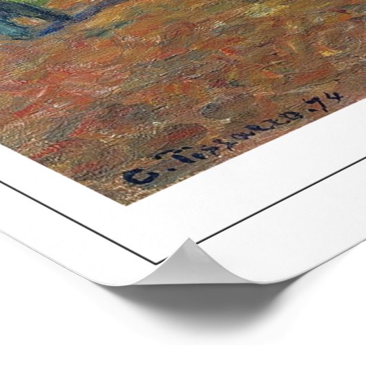 Camille Pissarro Zedign Art Poster #394 (Hoek)