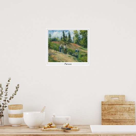 Camille Pissarro Zedign Art Poster #427-2 (Keuken)