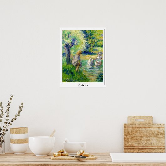 Camille Pissarro Zedign Art Poster #433-2 (Keuken)