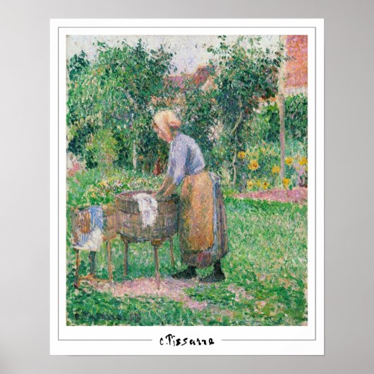 Camille Pissarro Zedign Art Poster #470 (Voorkant)