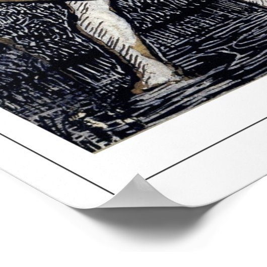 Camille Pissarro Zedign Art Poster #472-2 (Hoek)