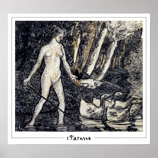 Camille Pissarro Zedign Art Poster #472-2 (Voorkant)