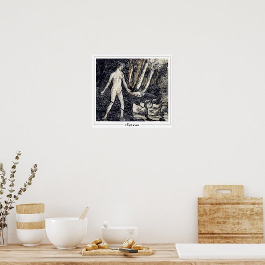 Camille Pissarro Zedign Art Poster #472-2 (Keuken)