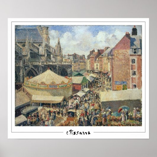 Camille Pissarro Zedign Art Poster #481-2 (Voorkant)