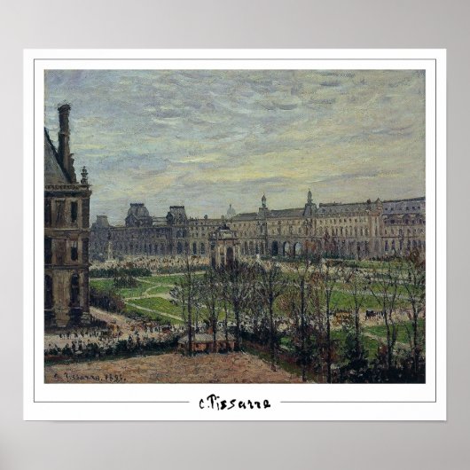 Camille Pissarro Zedign Art Poster #496-2 (Voorkant)