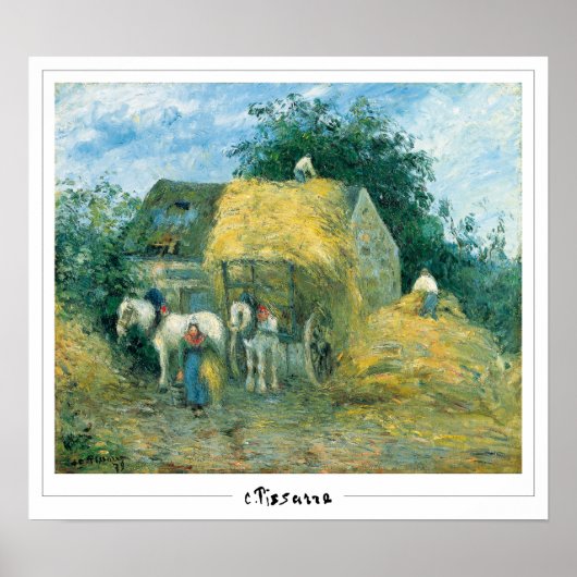 Camille Pissarro Zedign Art Poster #5 (Voorkant)