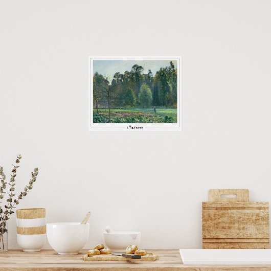Camille Pissarro Zedign Art Poster #514-2 (Keuken)