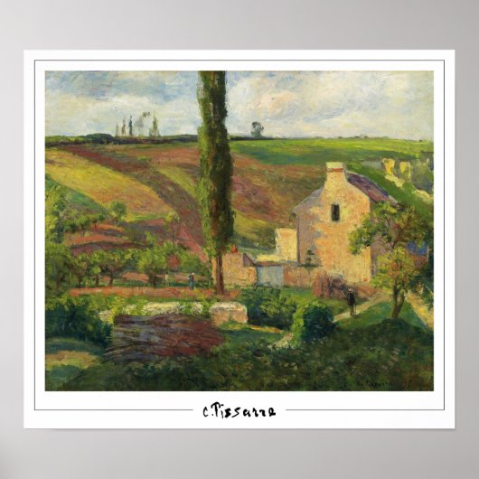 Camille Pissarro Zedign Art Poster #521-2 (Voorkant)