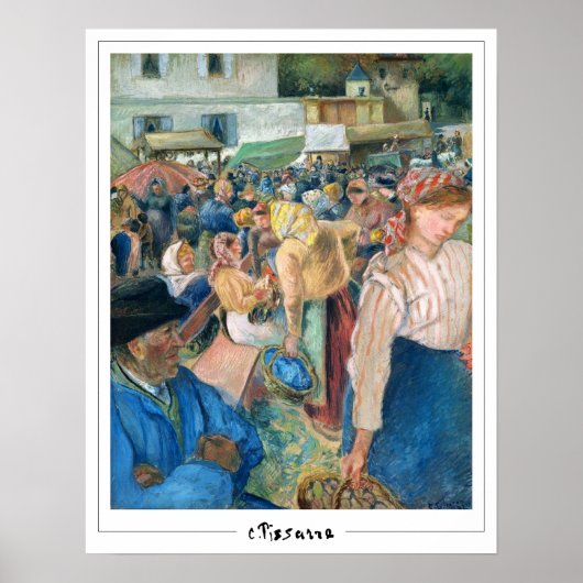 Camille Pissarro Zedign Art Poster #532 (Voorkant)