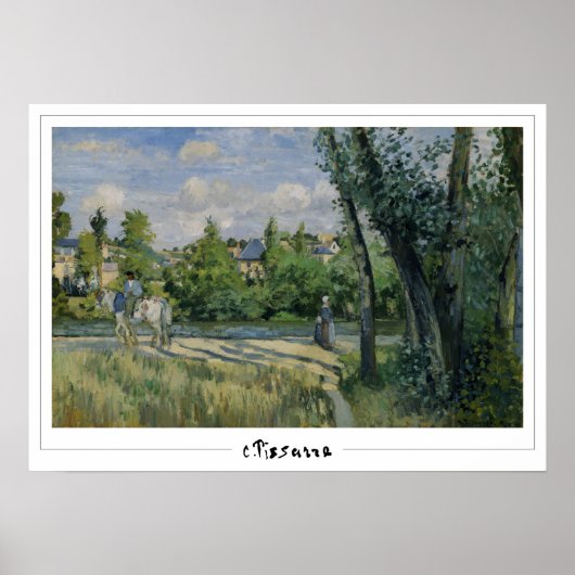 Camille Pissarro Zedign Art Poster #9-2 (Voorkant)