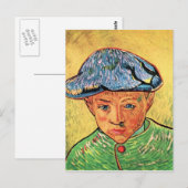 Camille Roulin door Vincent van Gogh Briefkaart (Voorkant / Achterkant)