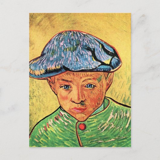 Camille Roulin door Vincent van Gogh Briefkaart (Voorkant)