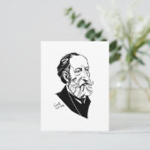 Camille Saint-Saëns Briefkaart (Staand voorkant)