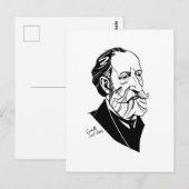 Camille Saint-Saëns Briefkaart (Voorkant / Achterkant)