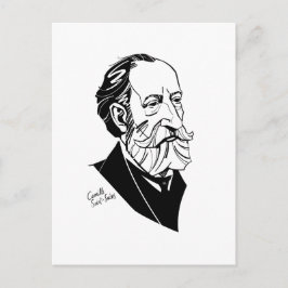 Camille Saint-Saëns Briefkaart