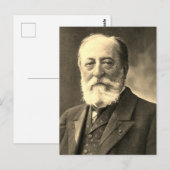 Camille Saint-Saëns (Nadar, fotograaf) Briefkaart (Voorkant / Achterkant)
