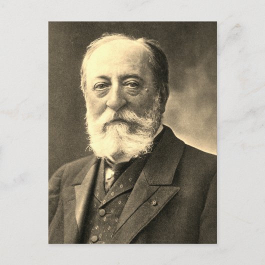 Camille Saint-Saëns (Nadar, fotograaf) Briefkaart (Voorkant)