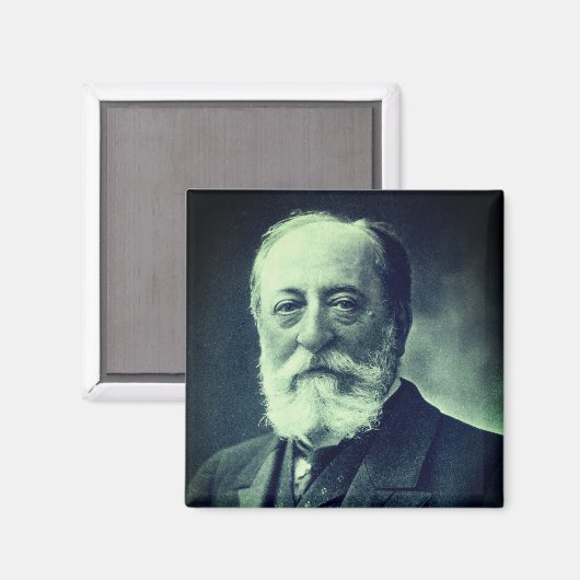 Camille Saint-Saëns (Nadar, fotograaf) Magneet (Voorkant / Achterkant)