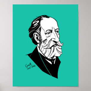 Camille Saint-Saëns Poster