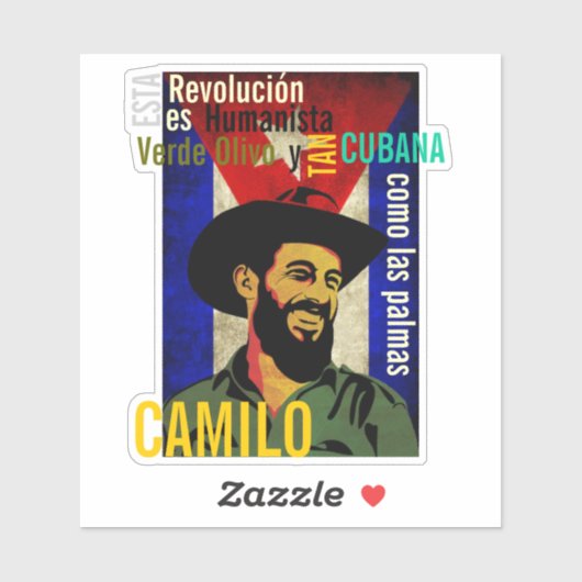 CAMILO CIENFUEGOS STICKER (Vel)