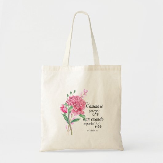 Camina por of spanish biverse tote bag (Voorkant)