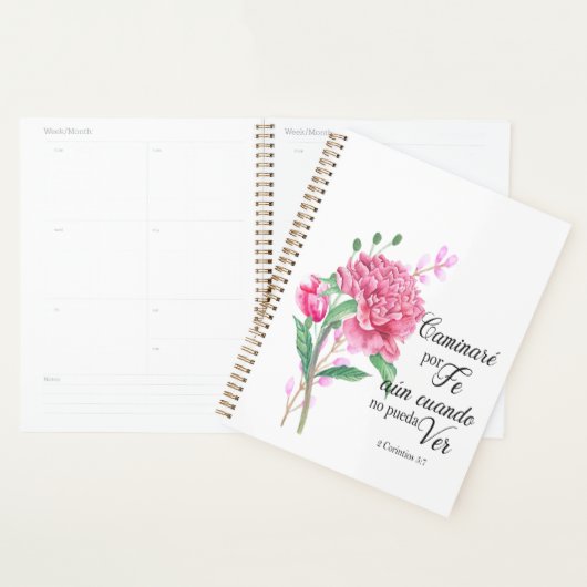 caminare por fe'Spaans bijbel Planner (Display)