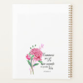 caminare por fe'Spaans bijbel Planner (Achterkant)