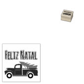 Caminhão Rústico Arvore de Natal Rubberstempel (Gestempeld)