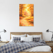 Caminho da Floresta Impressionista Canvas Afdruk (Insitu (Slaapkamer))
