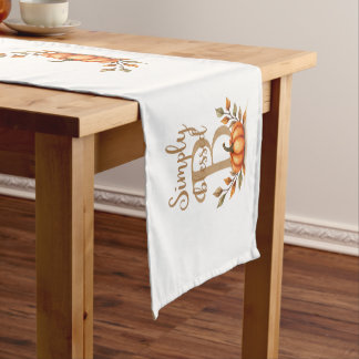 Caminho de Mesa "Simply Blessed" Korte Tafelloper
