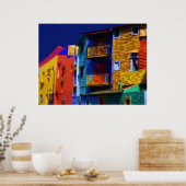 Caminito Buenos Aires van Ozborne Whilliamsson Poster (Keuken)