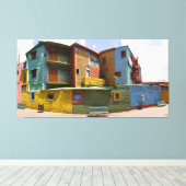 Caminito, La Boca, Buenos Aires Canvas Afdruk (Insitu (Houten vloer))