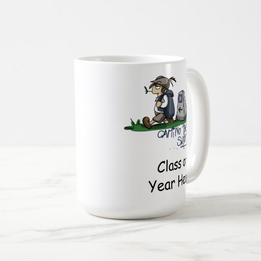 Camino 15 oz Mok met datum (Voorkant rechts)