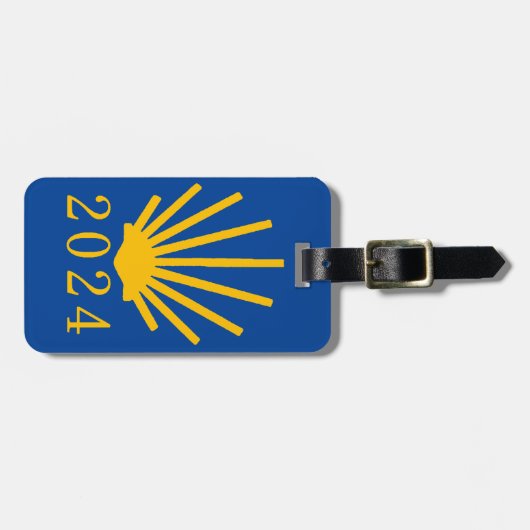 Camino de Santiago 2024 Bagagelabel (Voorkant horizontaal)