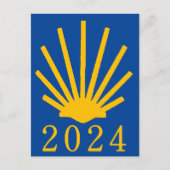 Camino de Santiago 2024 Briefkaart (Voorkant)