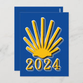 Camino de Santiago 2024 Briefkaart (Voorkant / Achterkant)