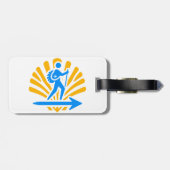 Camino de Santiago Bagagelabel (Achterkant horizontaal)