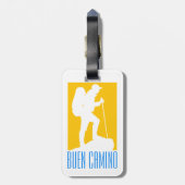 Camino de Santiago Bagagelabel (Achterkant verticaal)