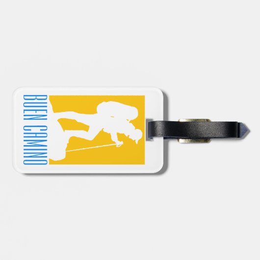 Camino de Santiago Bagagelabel (Achterkant horizontaal)