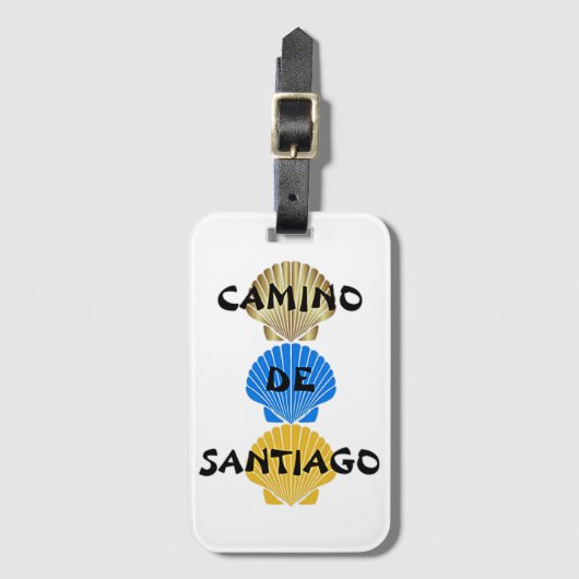 Camino de Santiago Bagagelabel (Voorkant (verticaal))