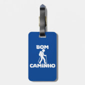 Camino de Santiago Bagagelabel (Achterkant verticaal)