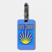 Camino de Santiago Bagagelabel (Achterkant verticaal)