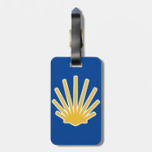 Camino de Santiago Bagagelabels (Achterkant verticaal)