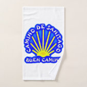 Camino de santiago buen camino Scallop Bad Handdoek (Handdoek)