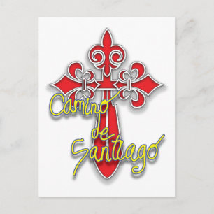 Camino de Santiago Cross Briefkaart