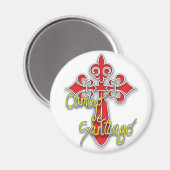 Camino de Santiago Cross Magneet (Voorkant / Achterkant)