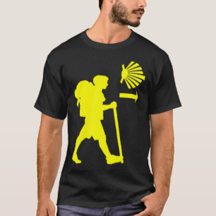 Camino De Santiago De Compostela Spanje Pelgrim Wa T-shirt