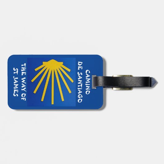 Camino de Santiago De weg van st James 0001 Bagagelabel (Achterkant horizontaal)