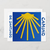 Camino de Santiago De weg van st James 0002 Briefkaart (Voorkant / Achterkant)