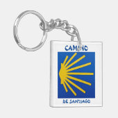 Camino de Santiago De weg van st James 0002 Sleutelhanger (Voorkant Links)